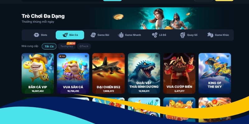 Thế giới game cá cược đồ sộ nhất
